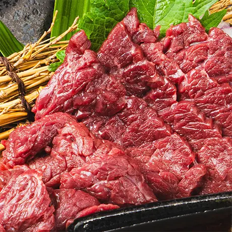 黒毛和牛・馬刺し専門店 ミートプロ鈴木の馬肉特選カテゴリ画像