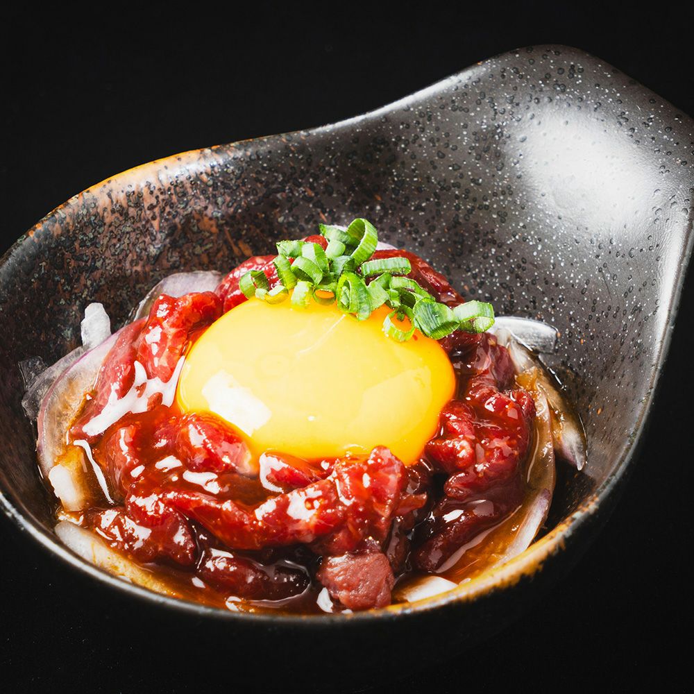  御殿場高原 馬刺し　ユッケ