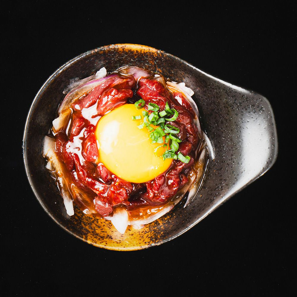  御殿場高原 馬刺し　ユッケ