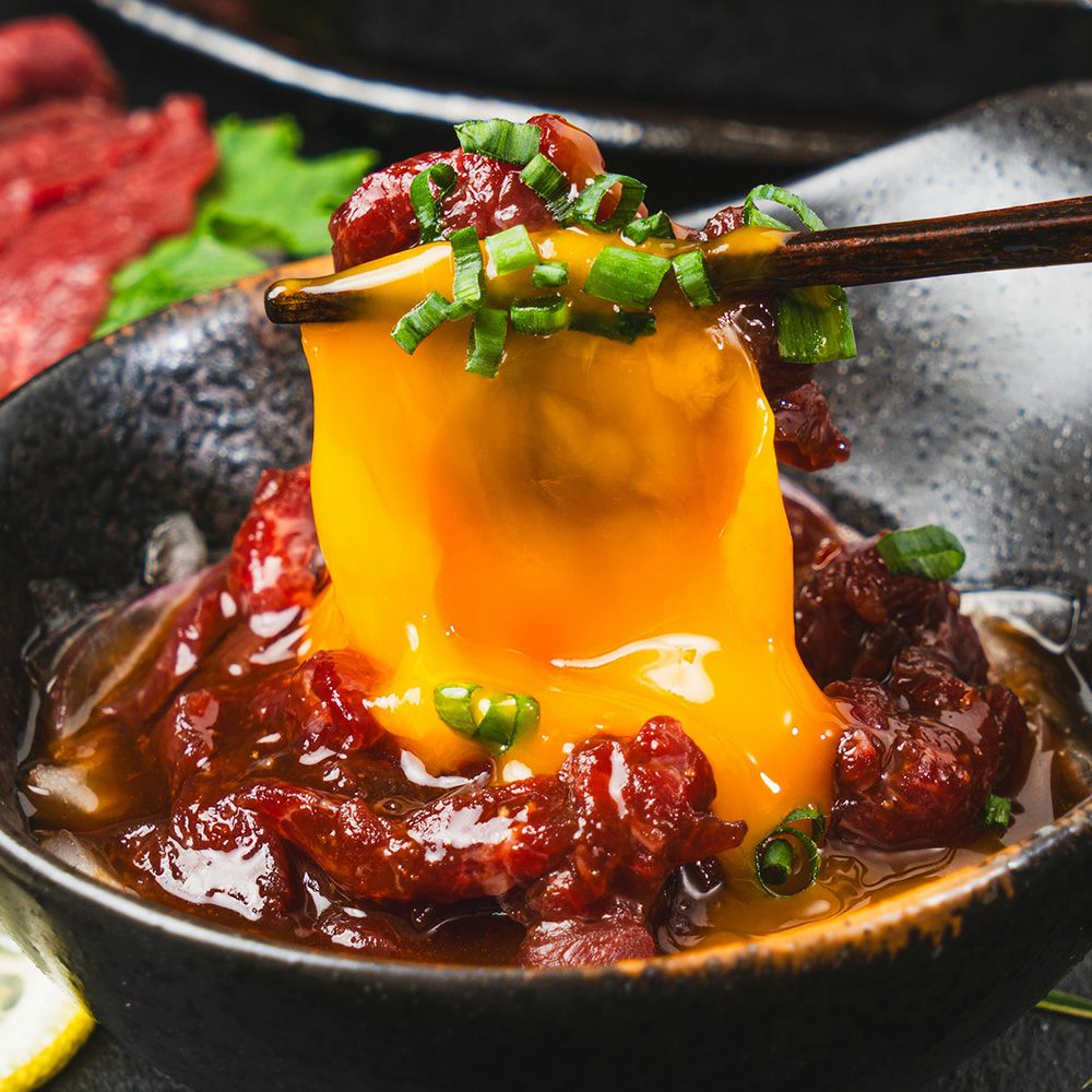  御殿場高原 馬刺し　ユッケ