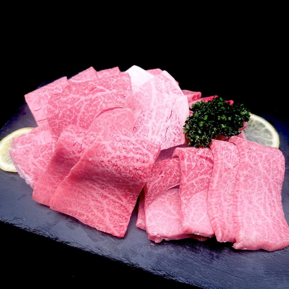 A5　富士厳選和牛 4種 焼肉盛り合わせセット（肩ロース・ロース・カルビ・モモ)